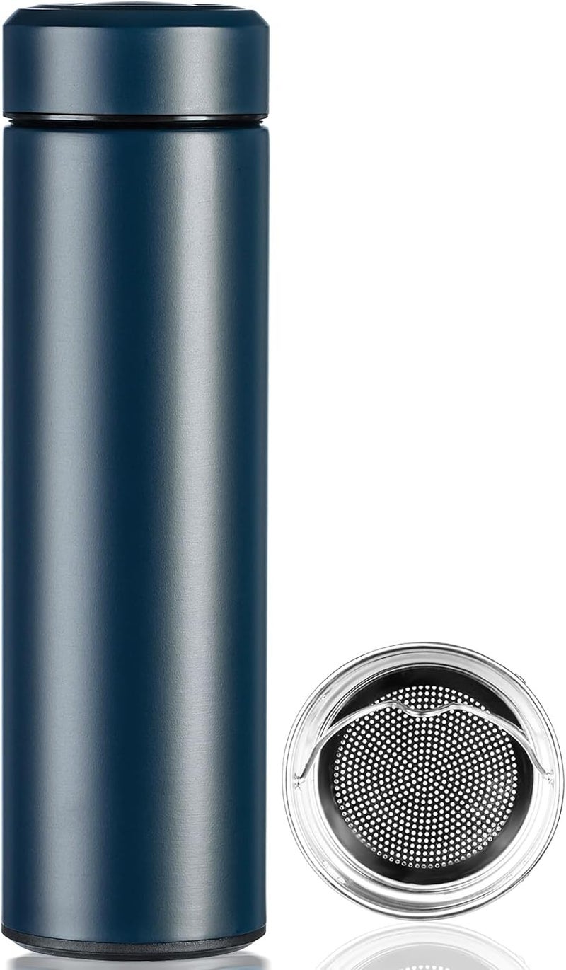 PARACITY Insulated Water Bottle,17 oz Stainless Steel Thermo, Double Wall Vacuum Water Bottle, Metal Water Bottle Keeps Hot for 12 Hrs, Cold for 24 Hrs, for Coffee, Drinks - Image 1